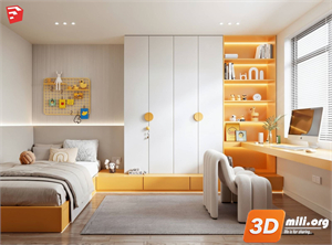 Children Room Scenes Skp FIles 
